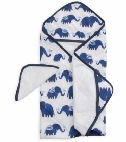 Little Unicorn Cotton Hooded Towel & Washcloth - Indie Elephant