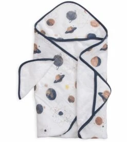 Little Unicorn Cotton Hooded Towel & Washcloth - Planetary