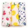 Little Unicorn Cotton Muslin Swaddle 3-Pack - Berry Lemonade -Baby Products Store little unicorn cotton muslin swaddle 3 pack berry lemonade 226