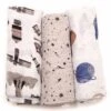 Little Unicorn Cotton Muslin Swaddle 3-Pack - Ground Control -Baby Products Store little unicorn cotton muslin swaddle 3 pack ground control 220