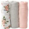Little Unicorn Cotton Muslin Swaddle 3 Pack - Watercolor Roses -Baby Products Store little unicorn cotton muslin swaddle 3 pack watercolor roses 73