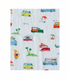 Little Unicorn Cotton Muslin Swaddle - Food Truck -Baby Products Store little unicorn cotton muslin swaddle food truck 235