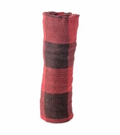 Little Unicorn Cotton Muslin Swaddle - Red Plaid