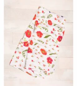 Little Unicorn Cotton Muslin Swaddle - Summer Poppy -Baby Products Store little unicorn cotton muslin swaddle summer poppy 177