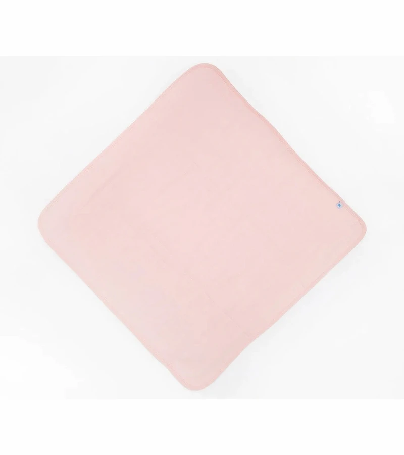 Little Unicorn Infant Hooded Towel - Rose Petal 5 Little Unicorn Infant Hooded Towel - Rose Petal - Image 3