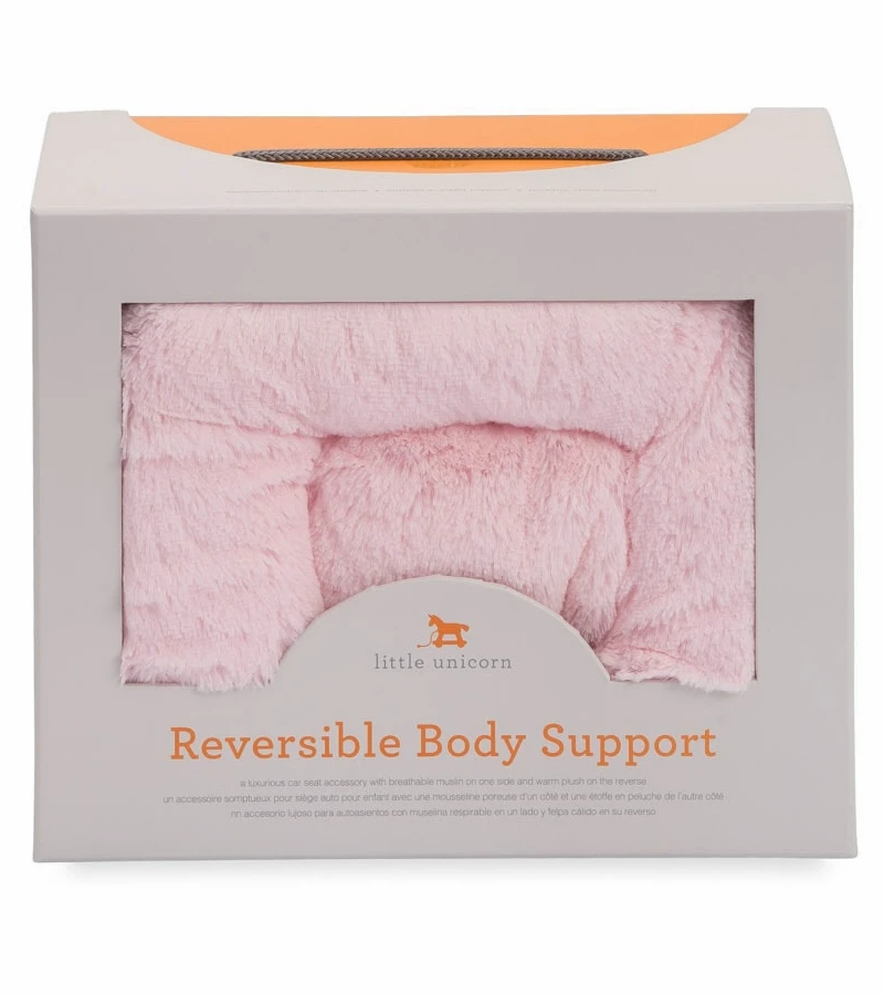 Little Unicorn Reversible Body Support - Pink 4 Little Unicorn Reversible Body Support - Pink - Image 2