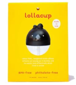 Lollaland Lollacup Infant & Toddler Straw Cup - Black -Baby Products Store lollaland lollacup infant toddler straw cup black 52