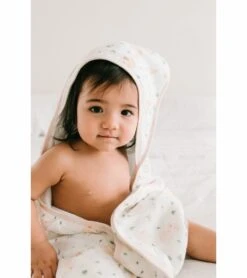 Loulou Lollipop Hooded Towel Set - Bunny Meadow -Baby Products Store loulou lollipop hooded towel set bunny meadow 134