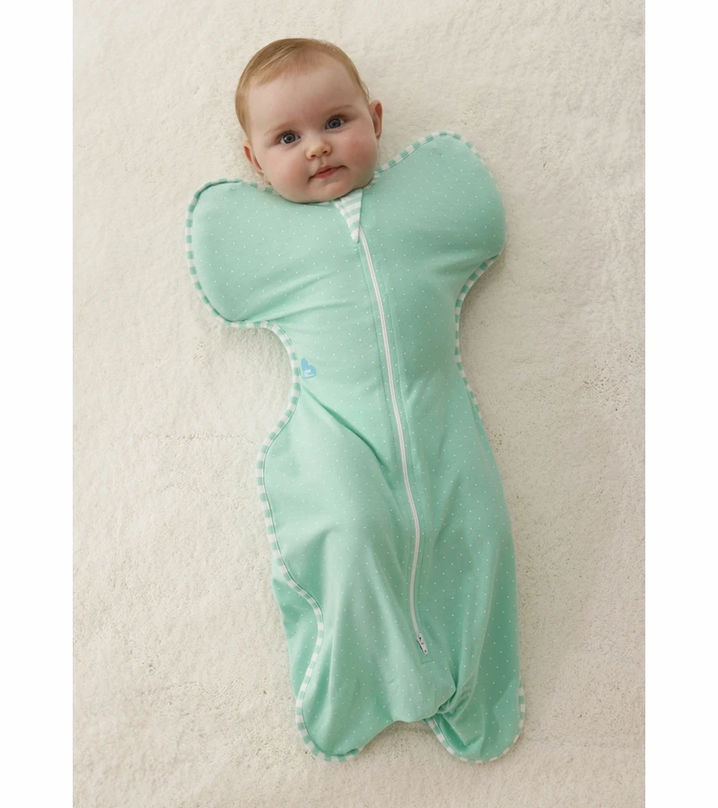 Love To Dream Swaddle UP Lite, Medium - Ice Green 4 Love To Dream Swaddle UP Lite, Medium - Ice Green - Image 2