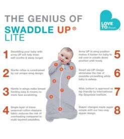 Love To Dream Swaddle UP Lite - Mint Stars - Medium -Baby Products Store love to dream swaddle up lite mint stars medium 169