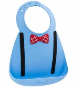 Make My Day Baby Bib - Little Genius, Blue