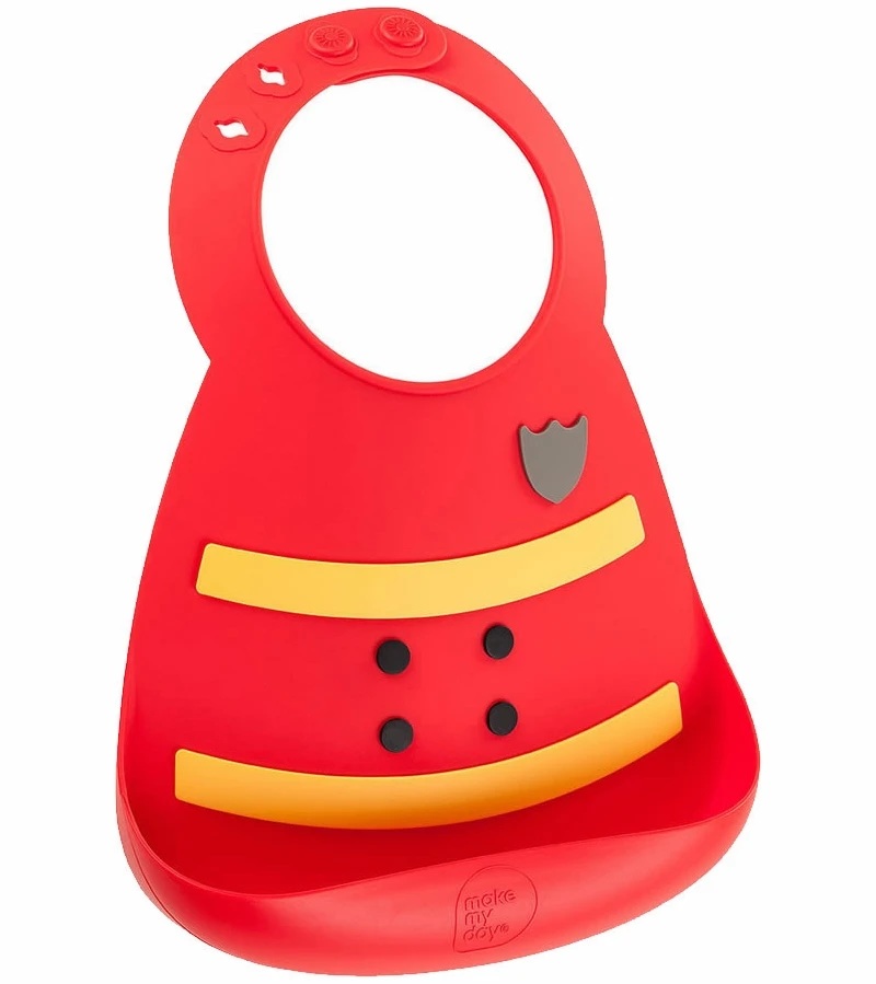 Make My Day Baby Bib - On Fire 3 Make My Day Baby Bib - On Fire