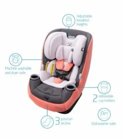Maxi-Cosi Pria All-in-One Convertible Car Seat - Coral Quartz (PureCosi) -Baby Products Store maxi cosi pria all in one convertible car seat coral quartz purecosi 184