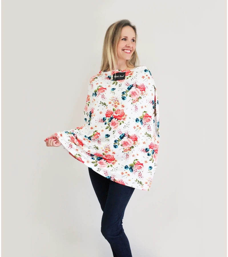 Milk Snob Infant Car Seat & Nursing Cover - French Floral 6 Milk Snob Infant Car Seat & Nursing Cover - French Floral - Image 4