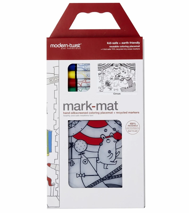 Modern-Twist Mark-Mat + 4 Markers - Circus 4 Modern-Twist Mark-Mat + 4 Markers - Circus - Image 2