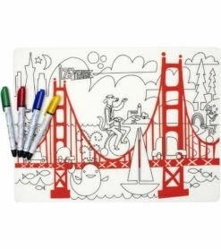 Modern-Twist Mark-Mat + 4 Markers - Golden Gate