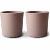 Mushie Dinnerware Cups For Kids, Set Of 2 - Blush -Baby Products Store mushie dinnerware cups for kids set of 2 blush 52