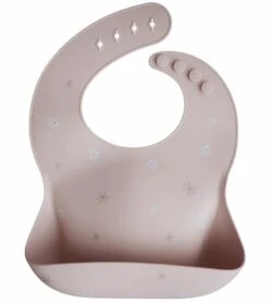 Mushie Silicone Baby Bib - Daisy