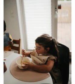 Mushie Silicone Place Mat - Blush -Baby Products Store mushie silicone place mat blush 94