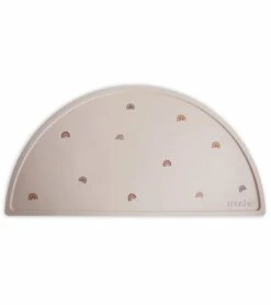 Mushie Silicone Place Mat - Rainbows