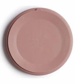 Mushie Silicone Suction Plate - Blush -Baby Products Store mushie silicone suction plate blush 104