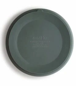 Mushie Silicone Suction Plate - Dried Thyme -Baby Products Store mushie silicone suction plate dried thyme 108