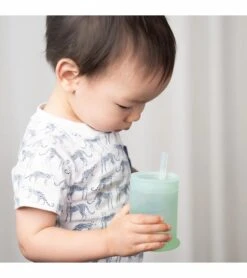 Olababy Training Cup With Lid + Straw - Coral 7 Olababy Training Cup With Lid + Straw - Coral -Baby Products Store olababy training cup with lid straw coral 85