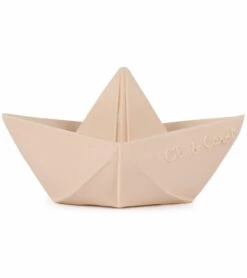 Oli & Carol Origami Boat Bath Toy - Nude