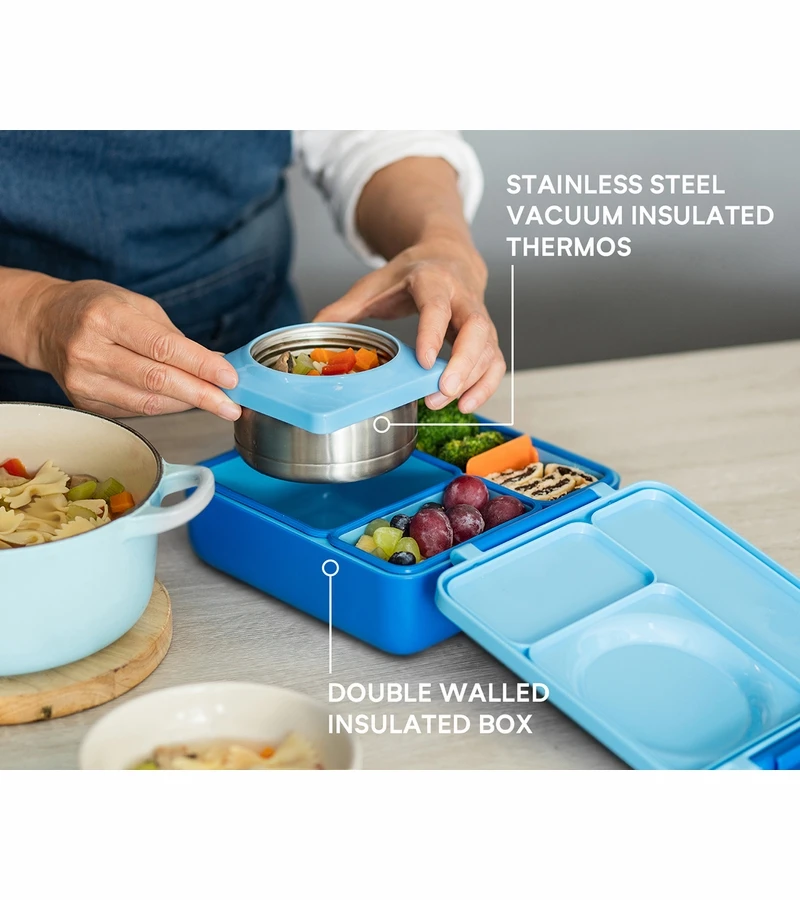 Omie Life OmieBox Bento Box - Blue Sky 6 Omie Life OmieBox Bento Box - Blue Sky - Image 4