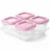 OXO Tot Glass Baby Blocks, 4 Oz - Pink -Baby Products Store oxo tot glass baby blocks 4 oz pink 247