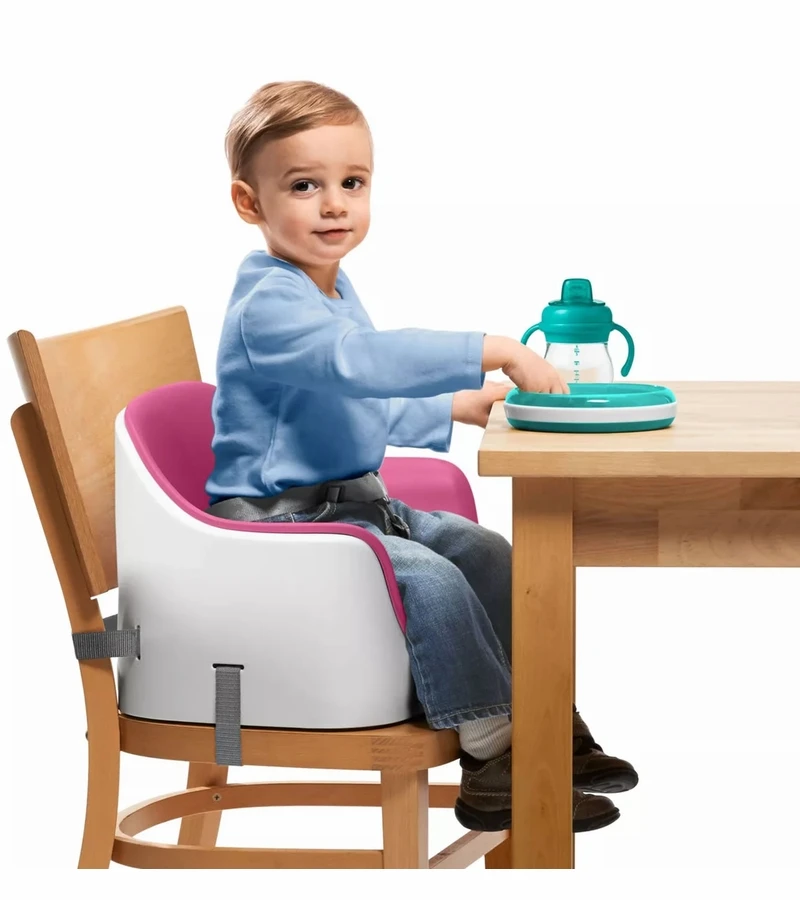 OXO Tot Nest Portable Booster Chair With Straps - Pink 6 OXO Tot Nest Portable Booster Chair With Straps - Pink - Image 4