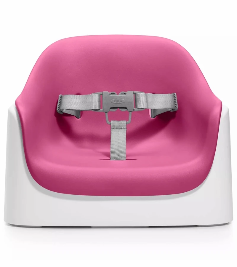 OXO Tot Nest Portable Booster Chair With Straps - Pink 3 OXO Tot Nest Portable Booster Chair With Straps - Pink