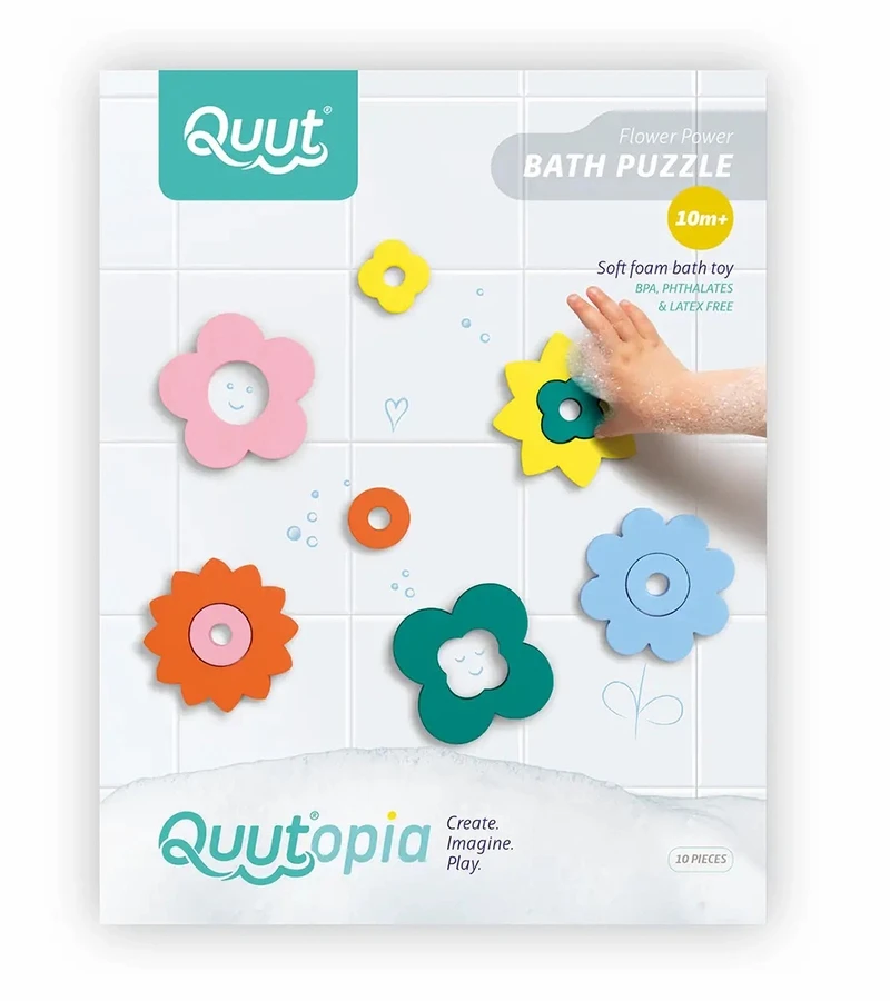 Quut Bath Puzzle - Flower Power 3 Quut Bath Puzzle - Flower Power