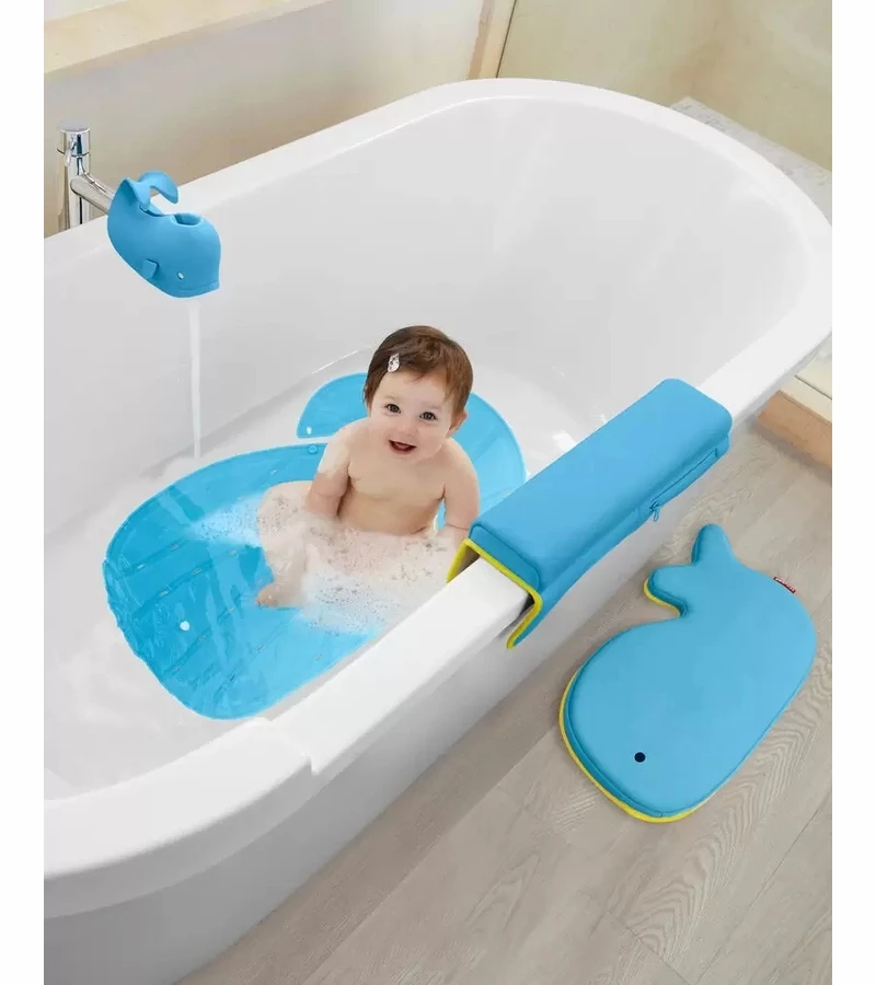 Skip Hop Moby Bathtime Essentials Kit - Blue 4 Skip Hop Moby Bathtime Essentials Kit - Blue - Image 2