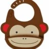 Skip Hop Zoo Fold & Go Silicone Bib - Monkey -Baby Products Store skip hop zoo fold go silicone bib monkey 190
