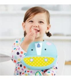 Skip Hop Zoo Fold & Go Silicone Bib - Unicorn -Baby Products Store skip hop zoo fold go silicone bib unicorn 214