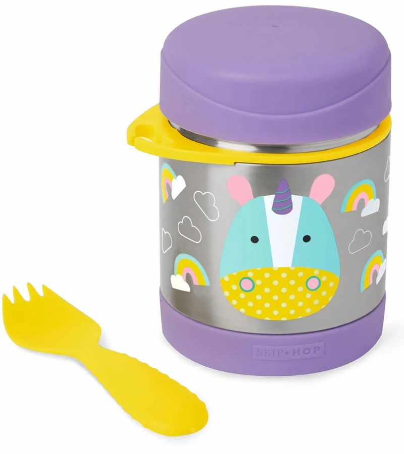 Skip Hop Zoo Food Jar - Unicorn 4 Skip Hop Zoo Food Jar - Unicorn - Image 2