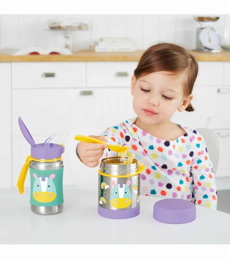 Skip Hop Zoo Food Jar - Unicorn 7 Skip Hop Zoo Food Jar - Unicorn - Image 5