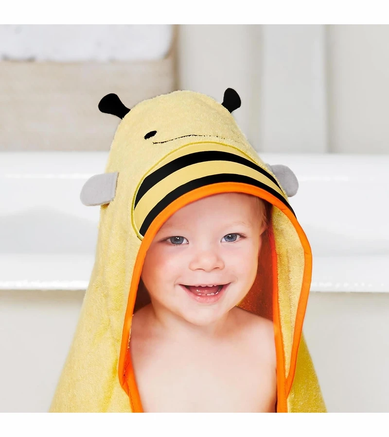 Skip Hop ZOO Hooded Towel - Bee 5 Skip Hop ZOO Hooded Towel - Bee - Image 3