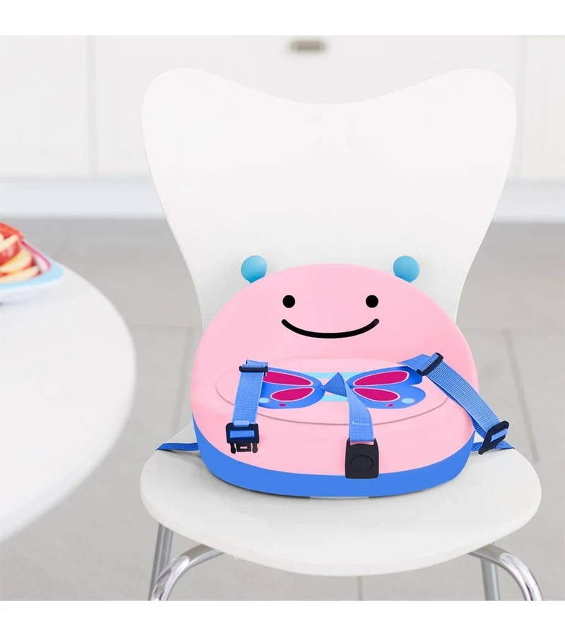 Skip Hop Zoo Portable Booster Chair - Butterfly 6 Skip Hop Zoo Portable Booster Chair - Butterfly - Image 4