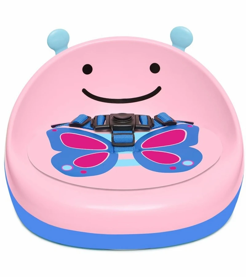 Skip Hop Zoo Portable Booster Chair - Butterfly 4 Skip Hop Zoo Portable Booster Chair - Butterfly - Image 2
