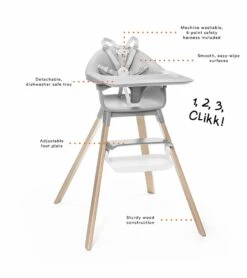 Stokke Clikk High Chair Travel Bundle - Fjord Blue -Baby Products Store stokke clikk high chair travel bundle fjord blue 190