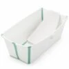 Stokke Flexi Bath Heat Sensitive Tub + Newborn Support - White Aqua -Baby Products Store stokke flexi bath heat sensitive tub newborn support white aqua 119
