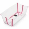 Stokke Flexi Bath - Transparent Pink 1 Stokke Flexi Bath - Transparent Pink -Baby Products Store stokke flexi bath transparent pink 101