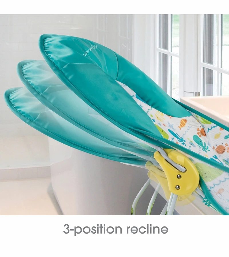 Summer Infant Deluxe Baby Bather - Whalin' Around 5 Summer Infant Deluxe Baby Bather - Whalin' Around - Image 3