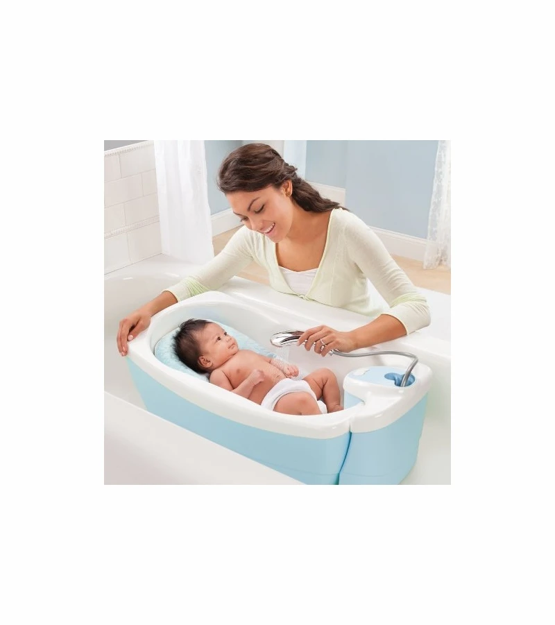 Summer Infant Lil Luxuries Tub - Blue 5 Summer Infant Lil Luxuries Tub - Blue - Image 3
