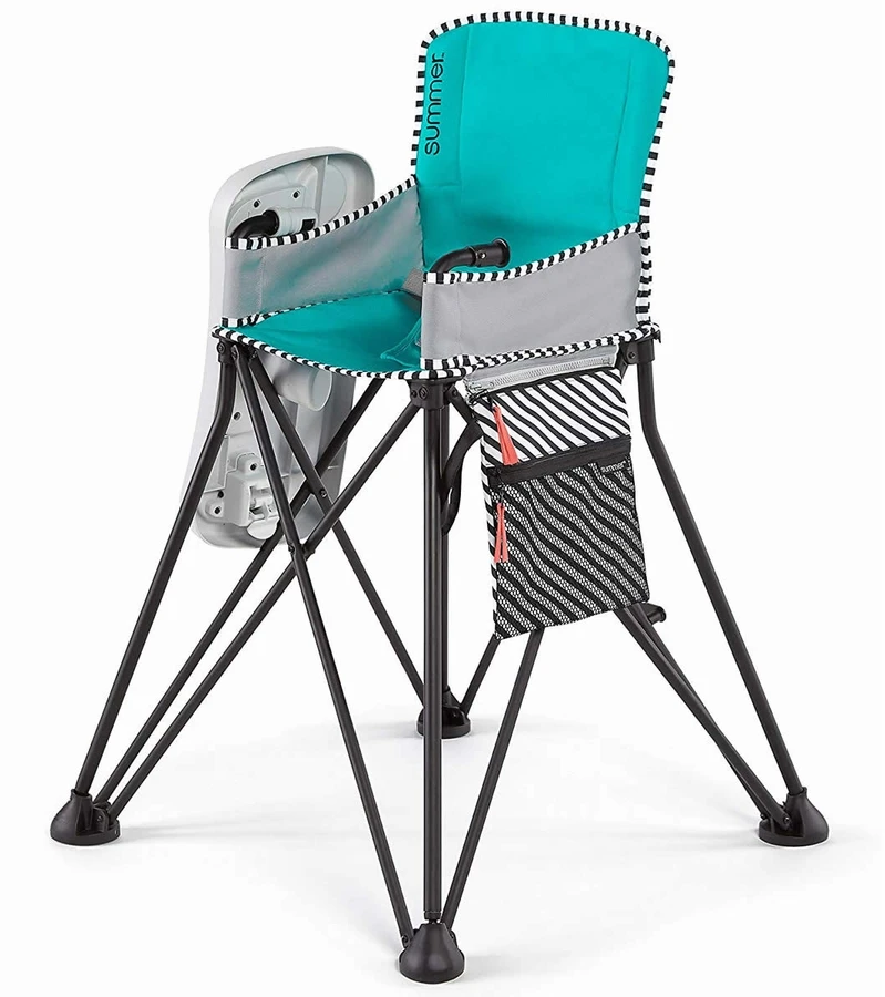 Summer Infant Pop ?n Dine SE Highchair - Aqua Sugar 5 Summer Infant Pop ?n Dine SE Highchair - Aqua Sugar - Image 3