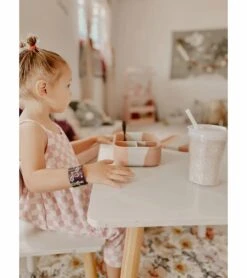 The Dearest Grey Silicone Bento Box - Pink Tie Dye -Baby Products Store the dearest grey silicone bento box pink tie dye 109