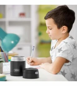 Thermos FUNtainer Stainless Steel Food Jar, 10oz - Matte Black -Baby Products Store thermos funtainer stainless steel food jar 10oz matte black 115