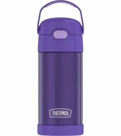 Thermos FUNtainer Vacuum Insulated Stainless Steel Straw Water Bottle 12oz - Purple